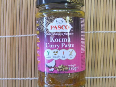 Curry Paste, Korma, mild, Pasco, 270g