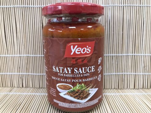 Satay Sauce, Erdnuss Sosse, mittelscharf, Yeo`s, 270g