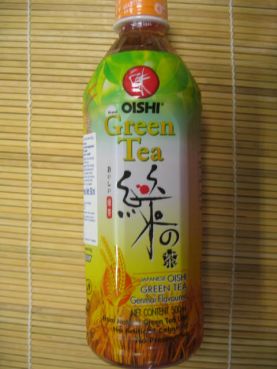Oishi Green Tea, Genmai, Naturreis, 500ml