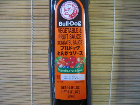 Tonkatsu Sauce, Bull-Dog, 500ml