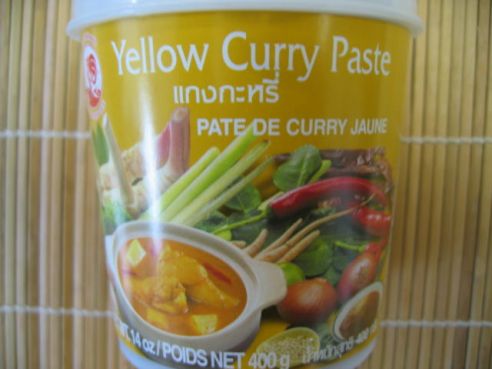 Thailaendische Currypaste Gelb, Cock Brand, 400g