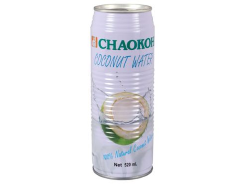 Kokoswasser, 100% pure, ohne Zuckerzusatz, Chaokoh, 520ml Dose
