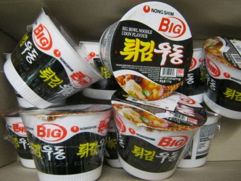 Big Bowl Noodle Soup, Udon Flavour, Nong Shim, 16x111g