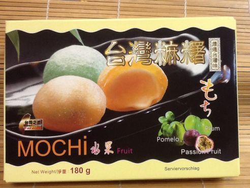 Mochi, Klebereiskuchen mit Fruchtaroma, Awon, 6 St., 180g