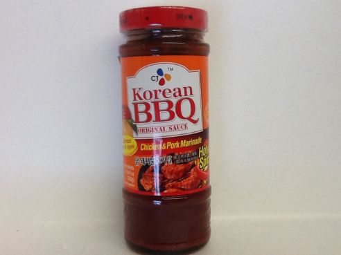 Korean BBQ, Chicken & Pork Marinade, hot & spicy, CJ, 500g