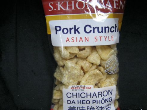 Speckkrusten, Chicharon, Pork Crunch, Asian Style, S.Khonkaen, 100g