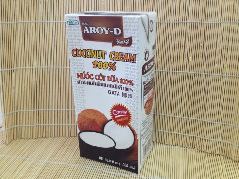 Kokoscreme, Kokosnusscreme, Coconut Cream, Aroy-D, 20-22% Fett, 1000ml