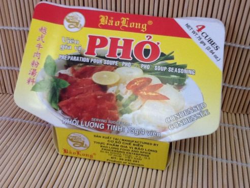 Pho Bo, vietnamesischer Bruehwuerfel, Rindfleisch, 4 St., Bao Long, 75g