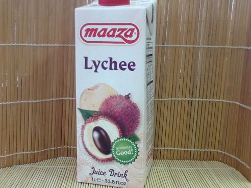 Lychee Fruchtsaftgetraenk, Maaza, 1 ltr. Tetra