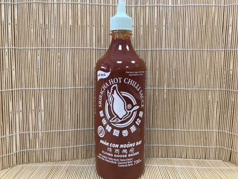 Sriracha,  scharfe Chili Sosse, ohne Glutamat, Flying Goose, 455ml