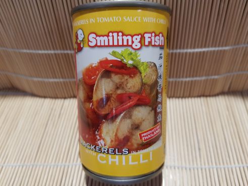 Makrele in Tomaten Sosse mit Chili, Smiling Fish, 155g