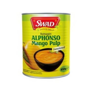 Mango Pulp Alphonso (Pueree), Swad, 850g