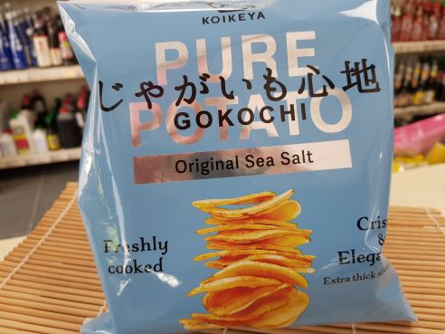 Pure Potato Gokochi, Original Sea Salt, Kartoffel Chips, Koikeya, 50g
