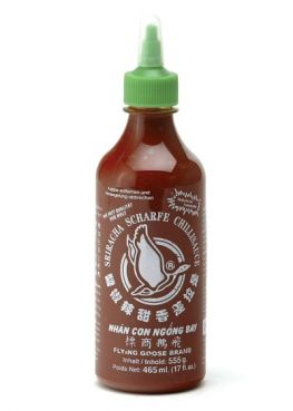 Sriracha,  scharfe Chili Sosse, Flying Goose, 455ml