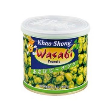 Wasabi Erdnuesse, in Dose, Khao Shong, 140g