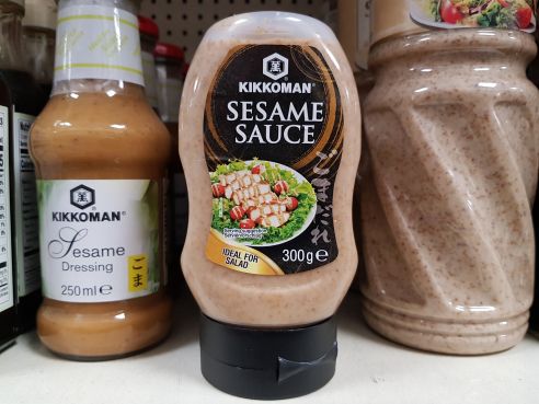 Sesame Sauce, Sesam Sosse, Kikkoman, 300g