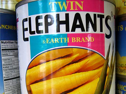Bambusspitzen, Twin Elephants - Erawan Food, 540g/270g ATG