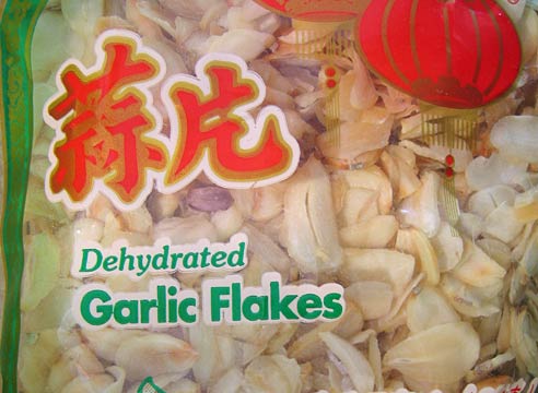 Knoblauchscheiben, getrocknet, Garlic Flakes, 200g
