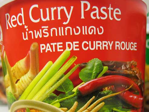 Thailaendische Currypaste Rot, Cock Brand, 400g
