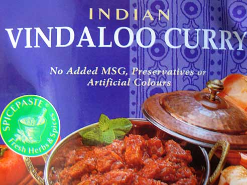 Indian, Vindaloo Curry, AHG, 50g