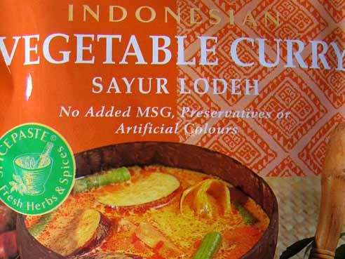 Indonesian, Vegetable Curry, Sayur Lodeh, AHG, 50g