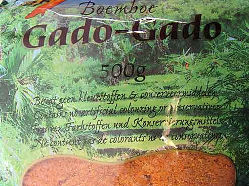 Sate-Erdnusssossenmischung, mild, Gado Gado, Asli, 500g