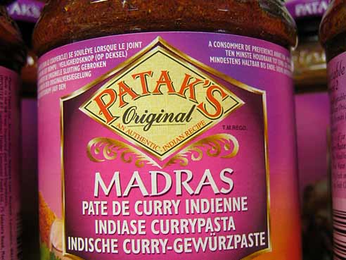 Patak`s Curries, Madras Curry Paste, Patak`s Original, 283g