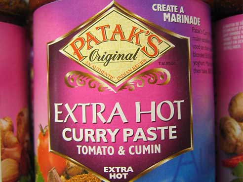 Patak`s Curries, scharfe Curry Paste, Patak`s Original, 283g