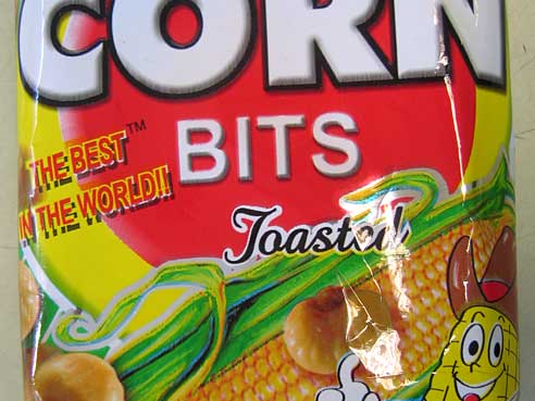 Corn Bits, Maiskoerner mit Huhn Geschmack, W.L. Foods, 70g