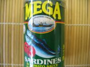 Sardinen in Tomatensosse, Mega, 155g