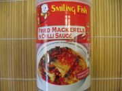 gebratene Makrele in Chili Sauce, suess sauer pikant, Smiling Fish, 425g, grosse Dose
