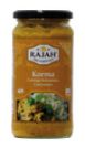 Korma Kokosnuss Currysauce, cremig mild, Rajah, 500g