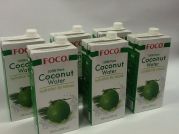 Kokoswasser, 100% pur und natural, ohne Zucker, FOCO,  6x1ltr.