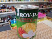 Rambutan mit Ananas, Aroy-D, 565g/250g ATG
