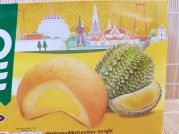 Durian Creme Chiffon Kuchen, Durian Cake, (4x30g) 120g