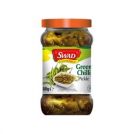 Green Chilli Pickle, eingelegte gruene Chilischoten, SWAD, 300g