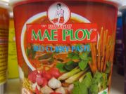 Thailändische Vegane Currypaste, rot, Mae Ploy, 400g Becher