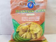 Plantain Chips, salted, Bananen Chips, gesalzen, Afroase, 80g