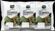 Crispy Seaweed Snacks, BBQ, Bibigo, Korea, 3x5g