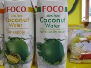 Kokoswasser, 100% pure, kein Zucker,  Foco, 500ml