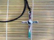Halskette, langes Kreuz, 7,5 x 4,5cm