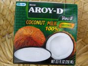 Kokosmilch, Aroy-D, 250ml, 17% Fett, Tetrapak