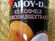 Kokosmilch, Aroy-D, Fettgehalt 17%, 400ml