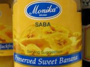 Bananen, suess, Saba, Monika, 340g/250g ATG