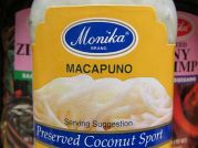 Macapuno (gezuckertes Kokosfruchtfleisch), Monika, 340g/170g ATG