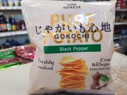 Pure Potato Gokochi, Black Pepper, Kartoffel Chips, Koikeya, 50g