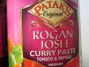 Patak`s Curries, Rogan Josh Curry Paste, Patak`s Original, 283g